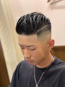スキンフェード&オールバック - ヒロ銀座 BARBER SHOP 新宿店掲載
