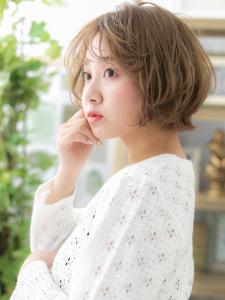 シースルーバングくせ毛風ショートマッシュ　ボブショート - COVER HAIR bliss 戸田公園西口店掲載