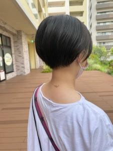 バッサリショート - 半個室 rire hair 千早店掲載