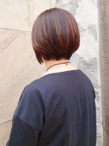 【151e_戸塚】*前下がりショートボブ+ブラウン* - 151e_戸塚掲載