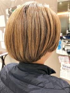 大人かわいい小顔ひし形ボブ30代 40代 50代に大人気☆ - RON RON CHAT 都ホテル店掲載