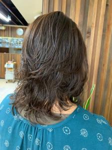 無造作パーマ/40代50代60代/レイヤーカット/くびれ/ - QUALIS 上福岡店掲載