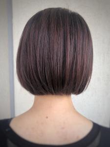 ミニボブ×オレンジブラウン - 半個室型美容室 Sourire 箱崎店掲載