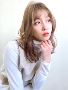 ゆるふわ透明感ミルクティーベージュロング - La Bless なんばスカイオ《髪質改善/ヘッドスパ/美髪》南海難波駅直結掲載