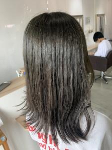 人気カラー『オリーブブラウン◎』＋外ハネスタイル♪ - crevia hair beauty掲載