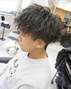 メンズ刈り上げマッシュ×ツイストスパイラルパーマ - hair teria ryu 大塚掲載