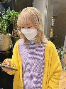 ホワイトベージュ　ミルクティーベージュ　ホワイトカラー - ARCANA 明治神宮前 表参道 原宿掲載