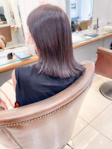 ラベンダーグレー×ストレートロブ【横浜】 - Neolive aim 横浜店掲載