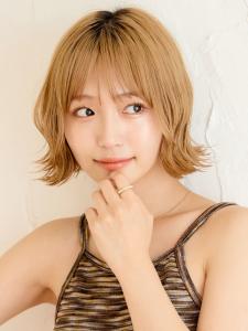 切りっぱなしベージュくびれボブ - LIENA HAIR SALON 札幌掲載