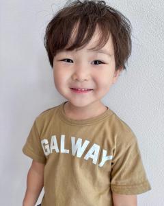 男の子ヘア☆長めキッズカット☆キッズパーマ - :ideal心斎橋店 ～髪質改善・白髪染め・ヘッドスパ～掲載