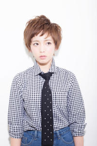 大人可愛い20代30代40代無造作ショート丸みベリーショート - TOP SHAPE掲載