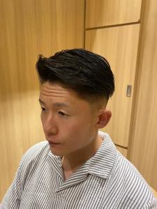 フェードハードパートスタイル - ヘアーモードキクチ 三越前店掲載