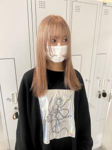 ミルクティーベージュ　顔周りカット - Luis 難波掲載