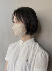 大人かわいい透け感ショートボブ - Anti Ours掲載