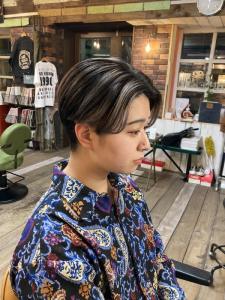 ショート×デザインハイライト - HAIR&SPA etoile掲載