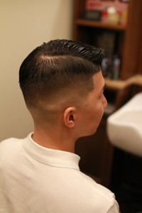 王道82ハードパートスタイル - ヒロ銀座 BARBER SHOP 新宿店掲載