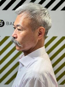 大人の刈り上げスタイル - BARBER-BAR 四谷店掲載