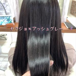 艶髪で大人可愛いアッシュグレイ - soin de brace 立花店掲載