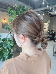 アレンジ　お団子アレンジ　ヘアアレンジ - Flag Hair 西通り店掲載