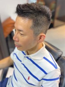 大人の刈り上げスタイル - BARBER-BAR 四谷店掲載