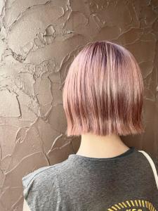 フラミンゴピンクBOB - hair&color Plaatje 相模大野掲載