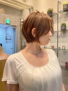 似合わせ大人美人ショート　外ハネボブ　ペールベージュ - Reve by Lond掲載
