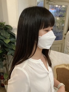 愛され黒髪ナチュラルストレートセミディ30代40代梅ヶ丘美容 - CHAINON掲載