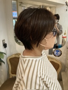 ニュアンスカラーで作る美髪ショートヘア40代50代梅ヶ丘美容 - CHAINON掲載