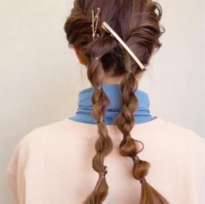 三軒茶屋_レディース_ヘアアレンジ_オレンジベージュ_セット - HAIR & MAKE EARTH 三軒茶屋店掲載