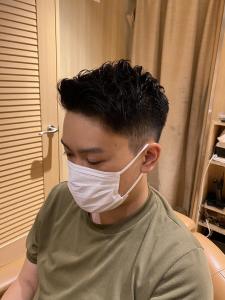 フェード風アップバンク - ヘアーモードキクチ 三越前店掲載