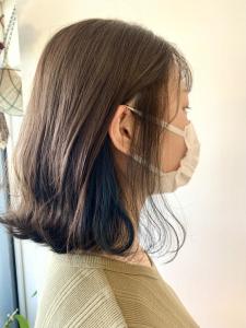 インナーカラー×くすみブルー - milis by IZA掲載