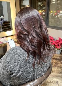 ピンクパープルカラー・ヨシンモリ・ロングレイヤー - hair＆make egerie掲載