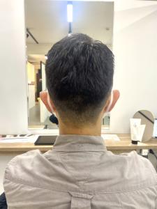 スーツ短髪ツーブロック束感モテる黒髪 - CHIFFON 池袋西口店掲載