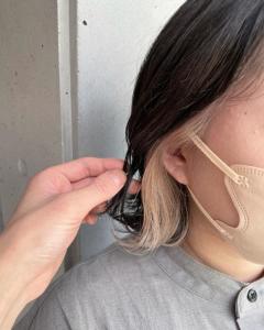 インナーカラー/ミルクティー/グレージュカラー/外はね - ACT 十条店掲載