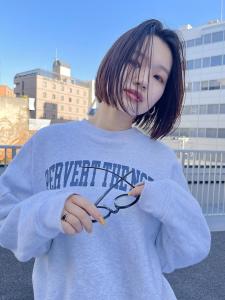 【松根担当】この夏注目！ボブショート×テラコッタグレージュ - first SENDAI掲載