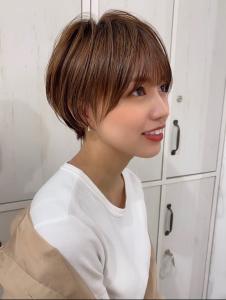 縮毛矯正ミニウルフテラコッタデジタルパーマくすみブルー - NeiRo 錦糸町 ショートカット 髪質改善掲載