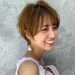 マロンベージュ Aラインボブドレスヘアかきあげロング - NeiRo 錦糸町 ショートカット 髪質改善掲載