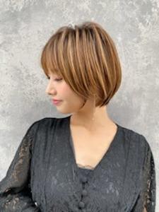 小顔ショート Aラインボブドレスヘア髪質改善 - NeiRo 錦糸町 ショートカット 髪質改善掲載
