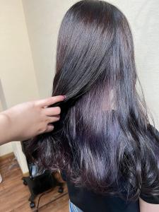 パープルインナーカラー☆ - 女性専用Treatment&SpaSalonCare掲載