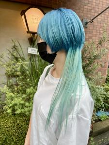 ブルー×ミントグリーン×クラゲヘアー - Yona Saint掲載