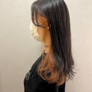 【&ONE 自由が丘】インナーカラーオレンジベージュ - &ONE掲載