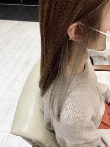 インナーカラー　グレージュ - soin de brace 立花店掲載
