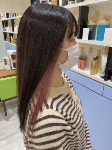 インナーカラー　コーラルピンク - soin de brace 立花店掲載
