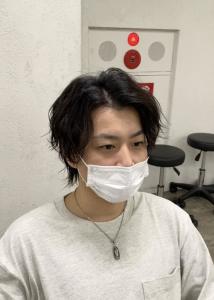 サイドパートウルフ/波セット/メンズ/￥5280 - prize Iris 池袋【プライズ アイリス】池袋駅東口店掲載
