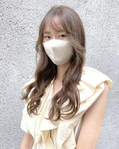 韓国風ブリーチなしヨシンモリやわらかオリーブブラウン - MANOHARU掲載