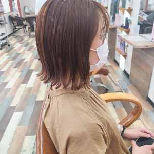 オレンジベージュ - エイムヘアメイク 舟入店掲載
