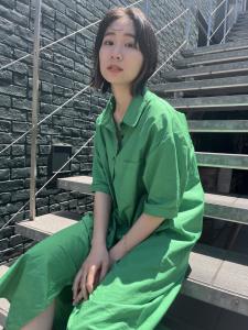 ミルクティーベージュ　グレージュ　切りっぱなしボブ - ARCANA 明治神宮前 表参道 原宿掲載