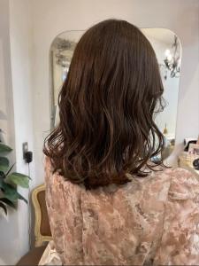 大人可愛いニュアンスカラーゆるふわセミロング梅ヶ丘美容室 - CHAINON掲載