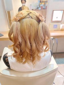 王道ハーフツイン×お花 - ヘアセットサロンLaLa rOomo STUDIO掲載