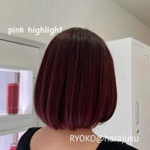 【担当RYOKO】pink highlight - W(ワット)原宿店掲載
